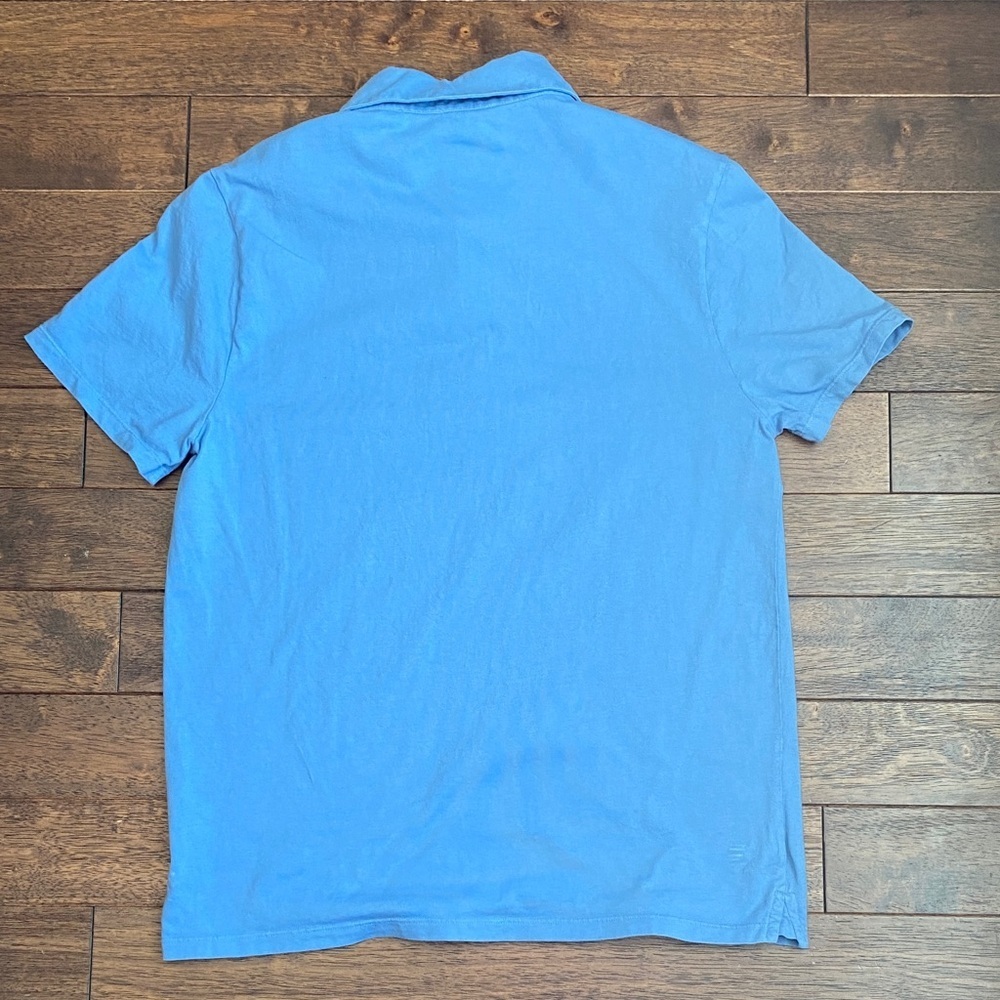 Vince Light Blue Polo Shirt - Picture 8 of 14